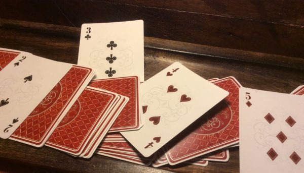 Red Bar Playing Cards – Isolated Thunderstorm