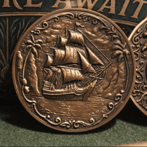 Green Galleon Coin